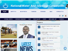 Tablet Screenshot of nwsc.co.ug
